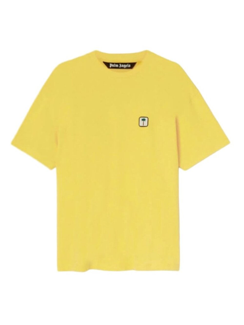 Palm Angels Yellow PXP Palm Patch T-shirt - Small, Authentic 🇮🇹